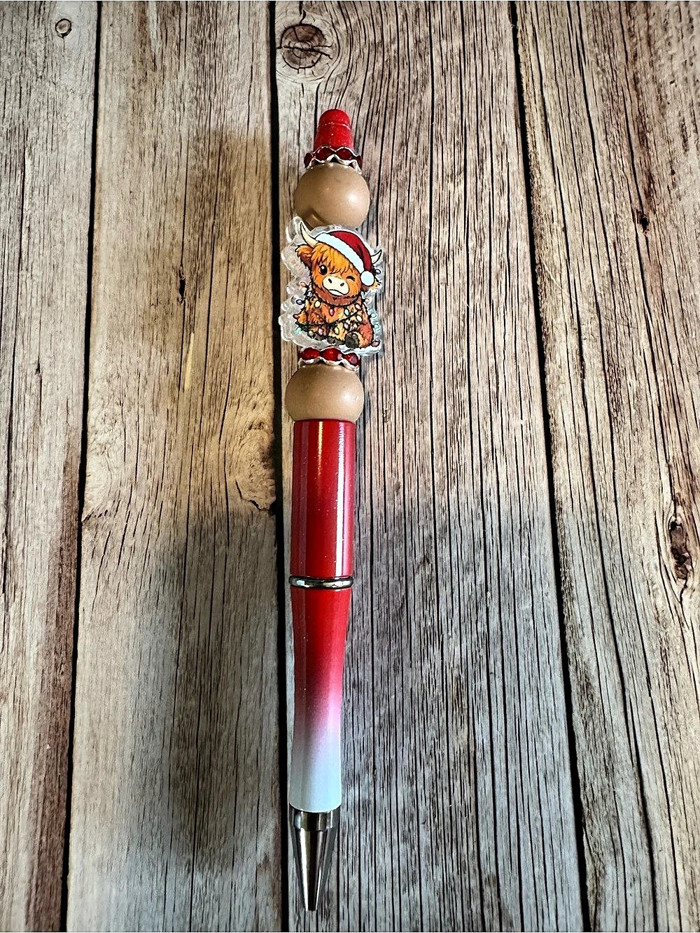 Christmas highland cow pen